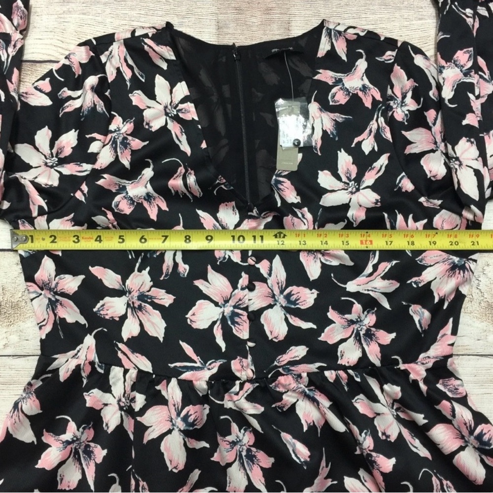 MADEWELL Moonblossom Ruffle Sleeve Pink Orchid Dress - Picture 3 of 5